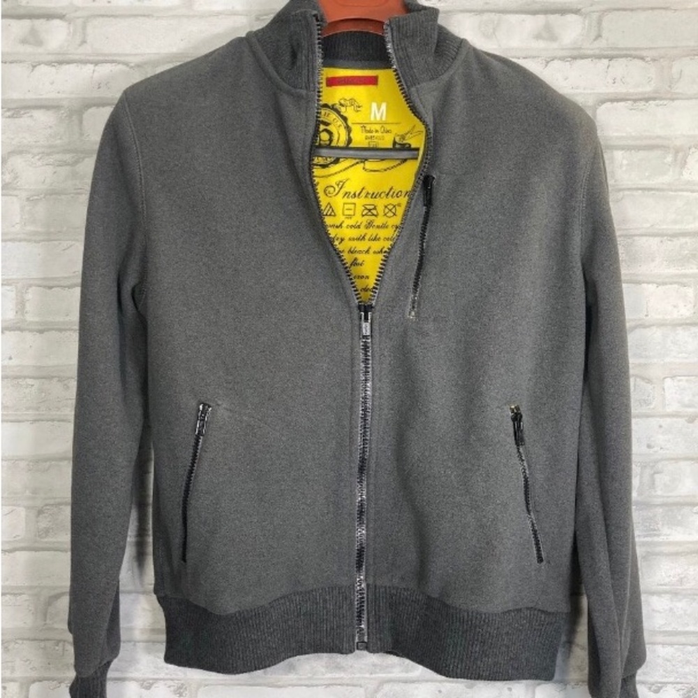 GAP Athletic Fit Grey  Mens Sweatshirt/Jacket Sz M